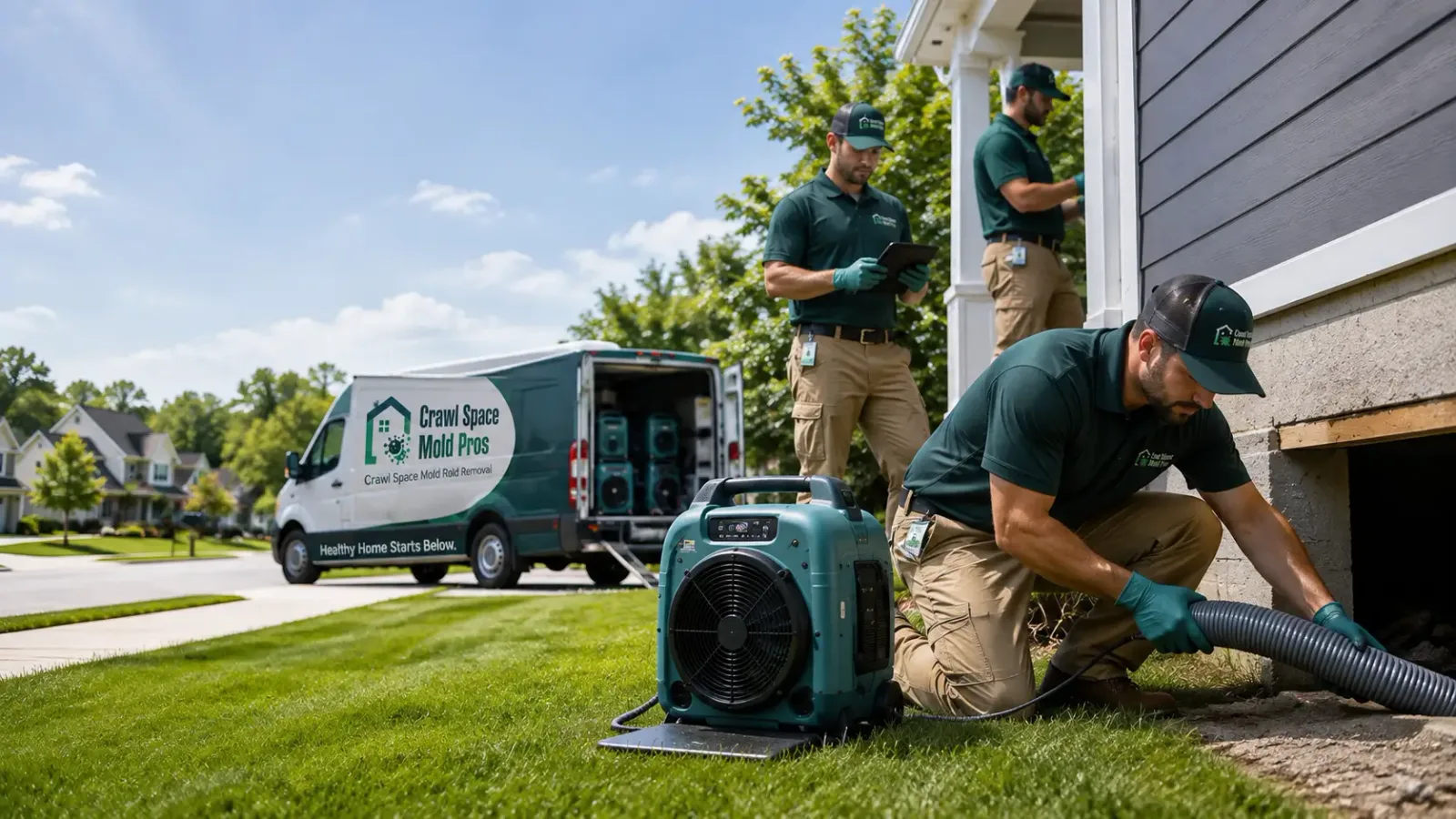 Crawl Space Mold Removal in Lanse, MI